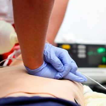 chest compressions